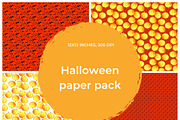 Halloween digital paper pack, a Seasonal Illustration by pictures for you (Thumbnail 3 of 13)