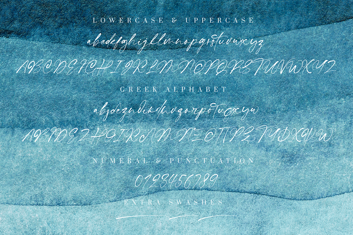 Summer Vacations Calligraphy Font, a Script Font by George Bourle (Photo 12 of 12)