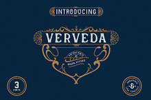 Verveda (3 fonts with extras)