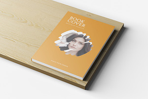 Realistic Book Cover Mockup