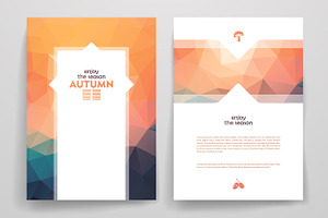 Set Of Autumn Brochures