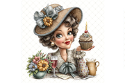 Woman Birthday Cupcake JPG, a Person Illustration by Memories By Lea (Thumbnail 10 of 17)