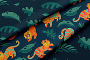 Chinese Tigers, a Pattern Graphic by PenguinHouse (Thumbnail 12 of 12)