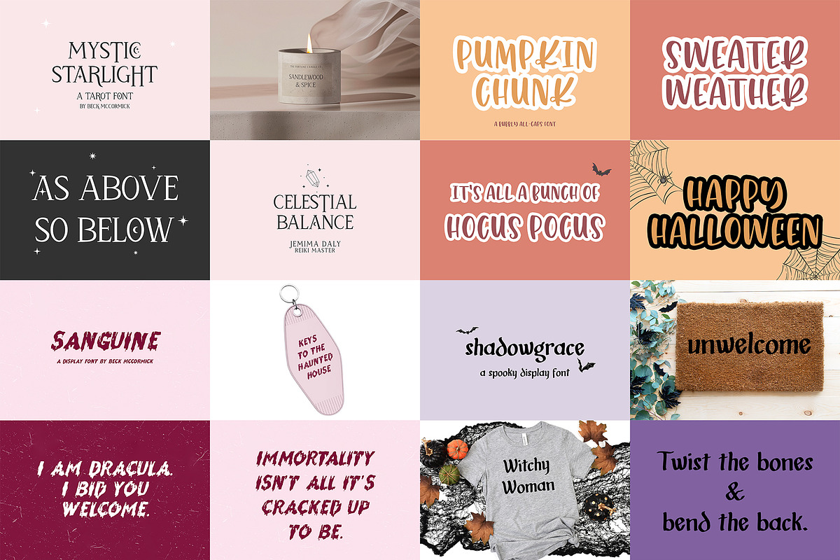 Halloween Font Bundle, a Handwritten Font by Beck McCormick (Photo 5 of 9)
