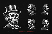 10 Bundle Dark Art Lincoln Legend, an Illustration by Morspective (Thumbnail 3 of 7)