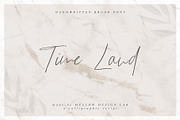 Time Land Font, a Script Font by Creamy Script (Thumbnail 1 of 6)