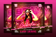 Birthday Flyer, a Templates & Theme by MithilaCreation (Thumbnail 1 of 6)