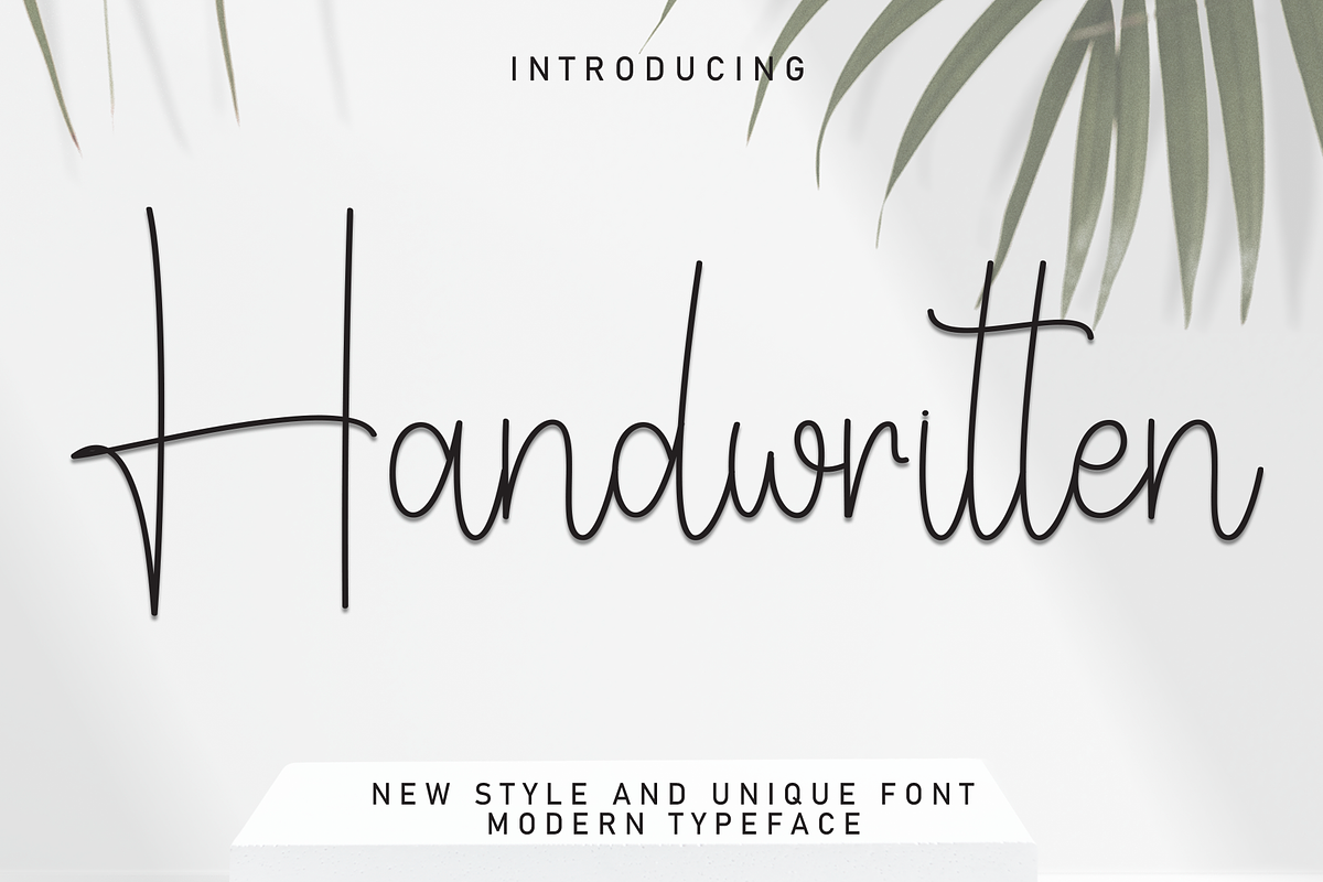 Handwritten | Script Font, a Handwritten Font by Scratchones (Photo 1 of 8)