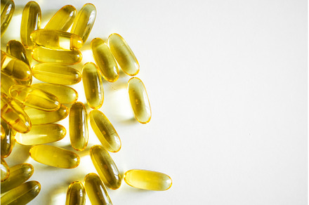 Gel capsules cod liver oil omega-3, a Health & Medical Photo by volodymyrshtun13795