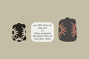 296 FOLK POTTERY CLIPARTS MYSTIC SET, an Object Illustration by JuDesign (Thumbnail 18 of 24)