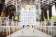 Seating Chart Template Canva, an Invitation Template by ShineOnWedding (Thumbnail 7 of 8)