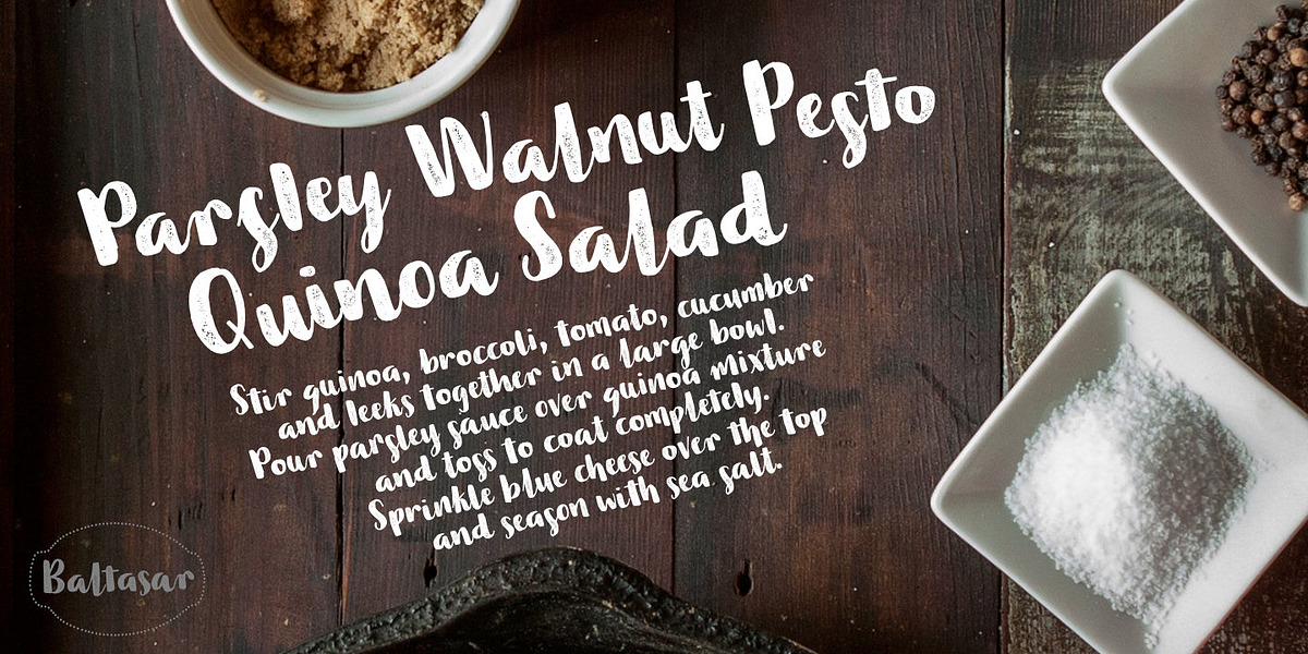 Baltasar, a Script Font by GRIN3 (Nowak) (Photo 6 of 6)