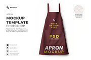 Apron Mockup Template, a Household Mockup by DesignRushMarket (Thumbnail 1 of 5)