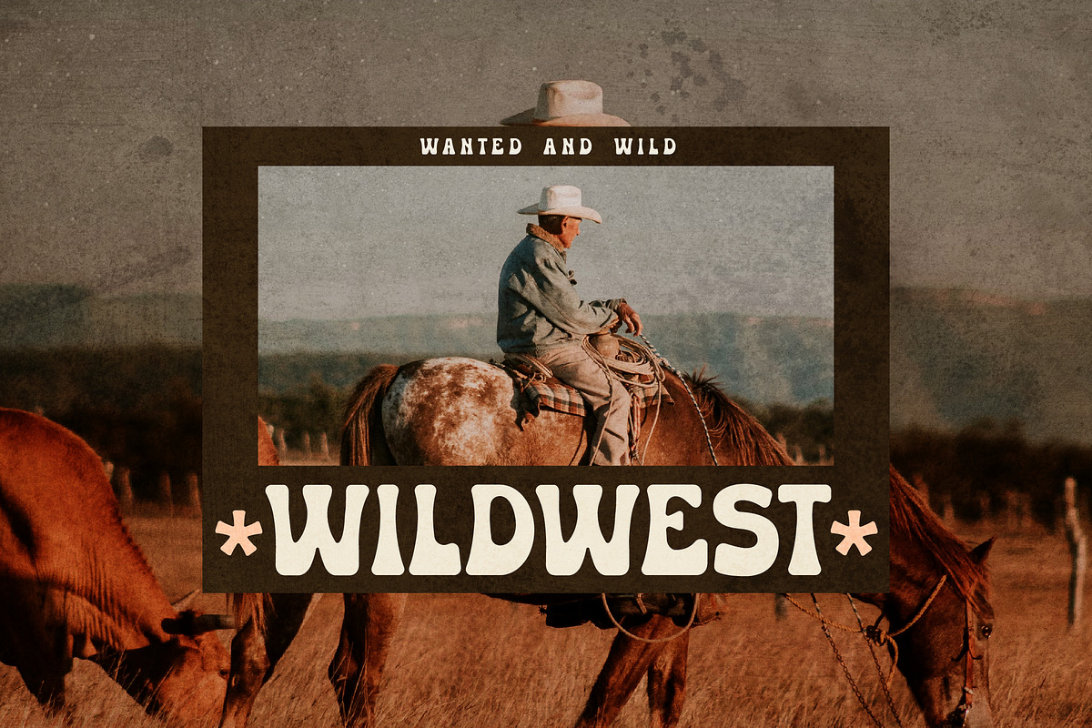 Huston Western Display Font, a Sans Serif Font by Storytype Studio (Photo 2 of 15)