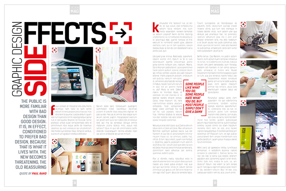 Magazine Template InDesign 08, a Magazine Template by Love Graphic Design (Photo 28 of 29)