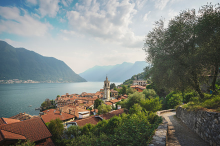 Lake Como, the Greeenway trail