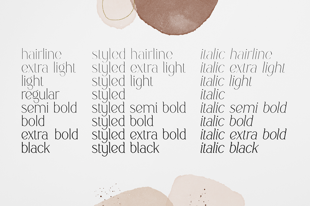 Boketto - Elegant typeface. 24 fonts, a Serif Font by VP Fonts (Photo 2 of 19)