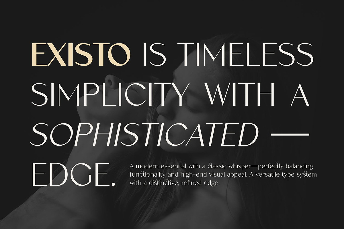 Existo Font Family, a Sans Serif Font by Asenbayu (Photo 3 of 15)