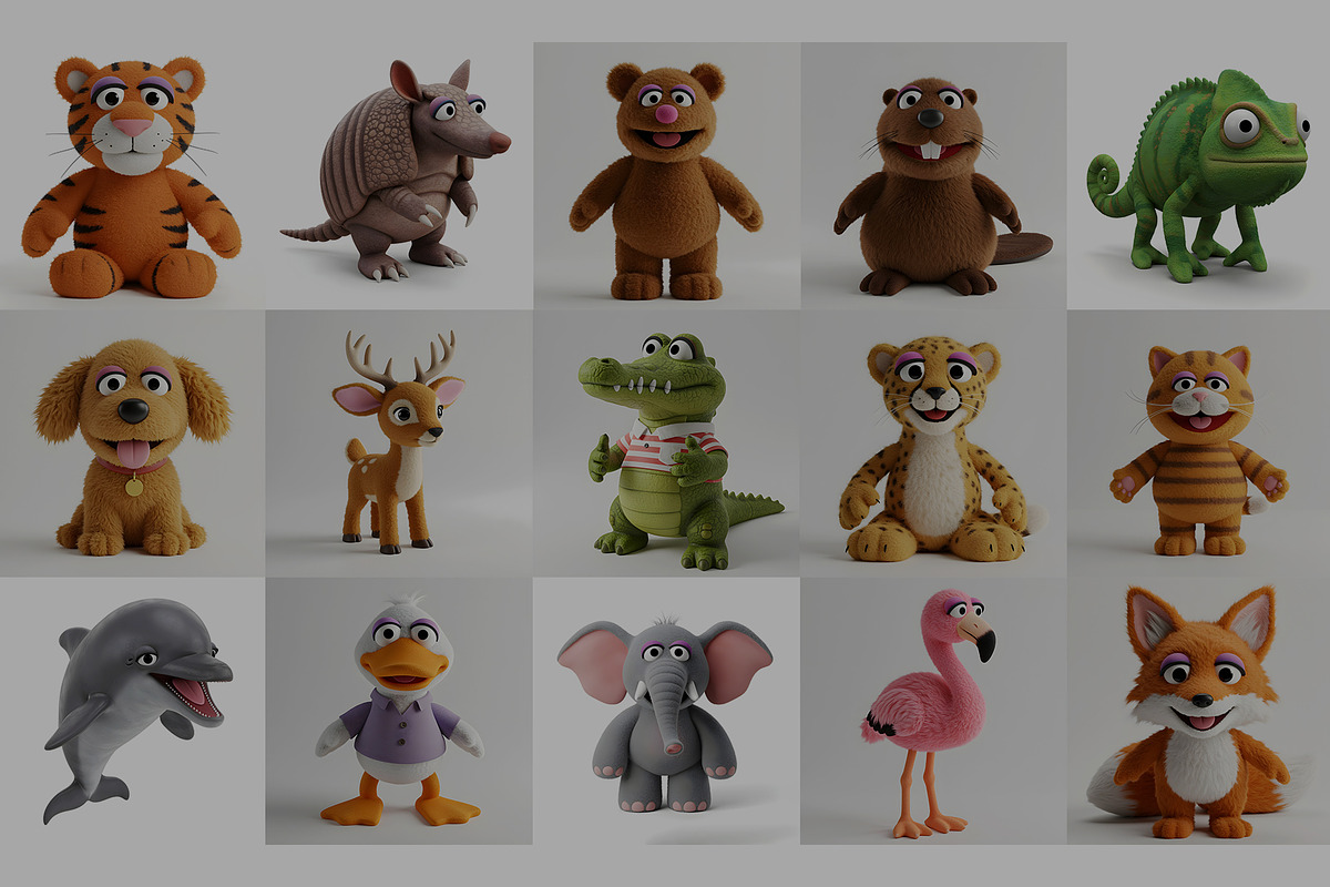 Muppets Style Animal Illustrations, an Animal Illustration by Beshr Abdulhadi (Photo 2 of 4)