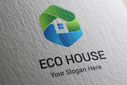 Eco House Logo, a Branding & Logo Template by aykutfiliz (Thumbnail 3 of 3)