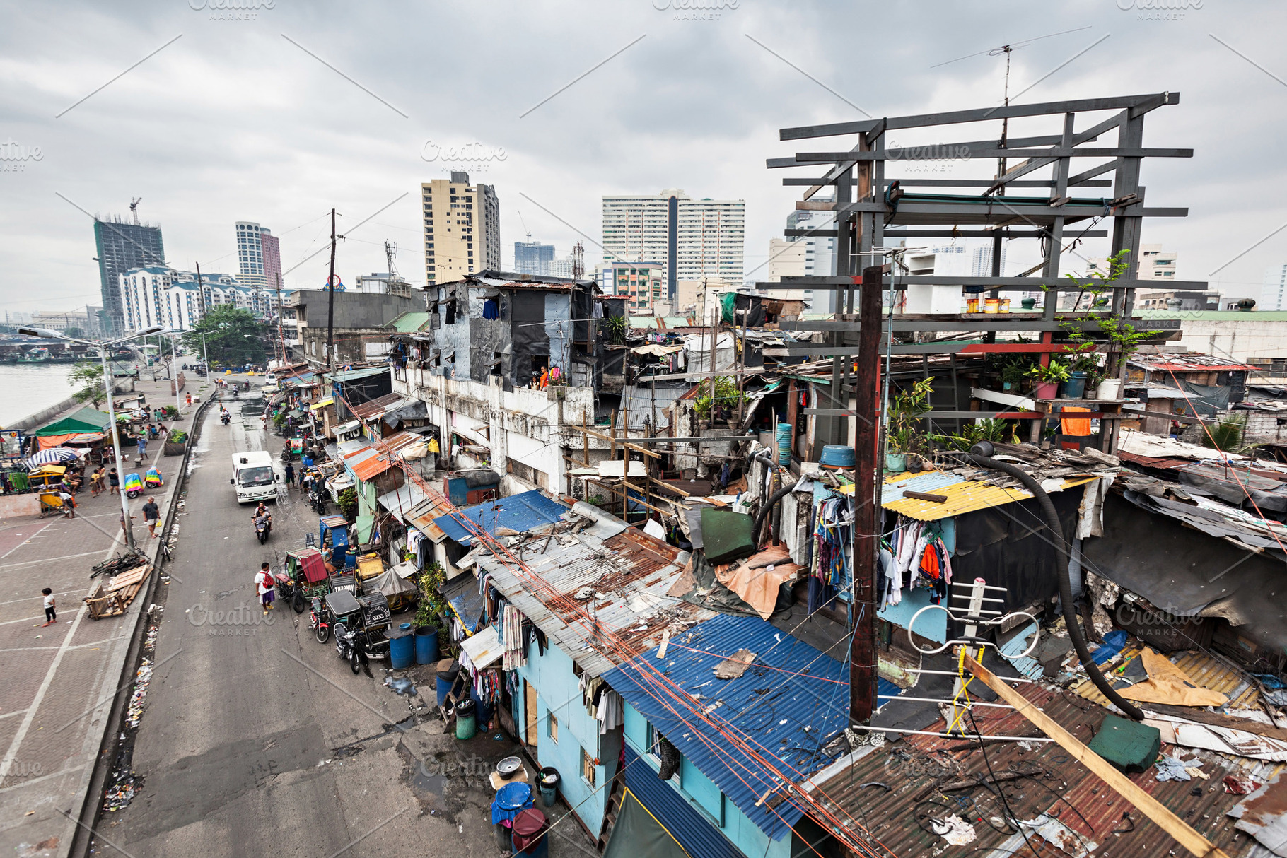 Slum, a Photo by saiko3p