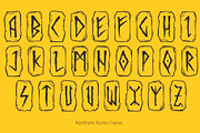 Northern Runes font, a Blackletter Font by kaer_shop (Thumbnail 2 of 6)