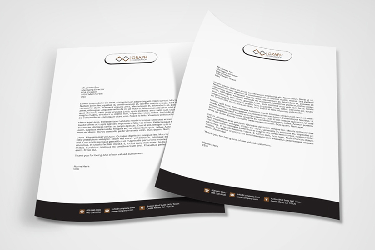 Letterhead, a Stationery Template by asimalikhan555 (Photo 4 of 6)