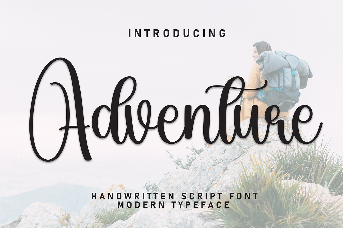 Adventure | Script Font, a Handwritten Font by Scratchones | Creative ...