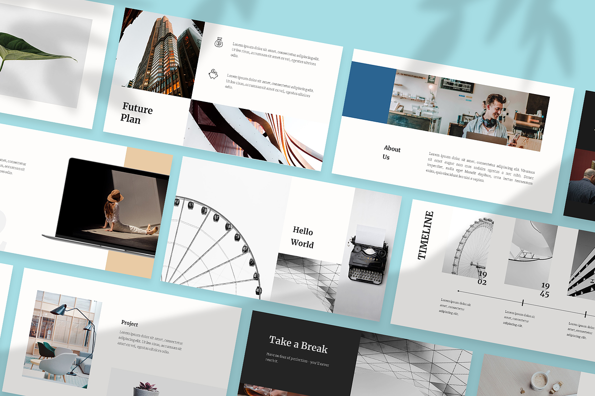 ZMPLE - Powerpoint Template, a Presentation Template by Pixelz Studio (Photo 1 of 10)