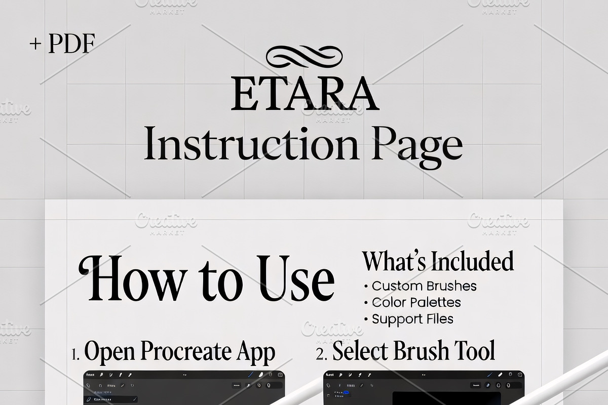 ETARA Healing Glow Brush Pack, a Brush Add-On by ETARA by Mea Hau (Photo 5 of 18)