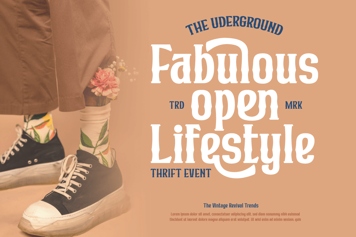 Mibundi | Retro Condensed Font, a Serif Font by twinstd (Photo 8 of 13)