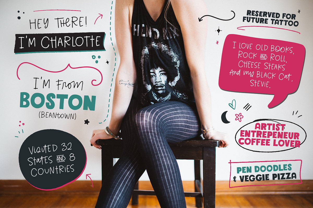 Always & Forever Type + Dingbats preview 3