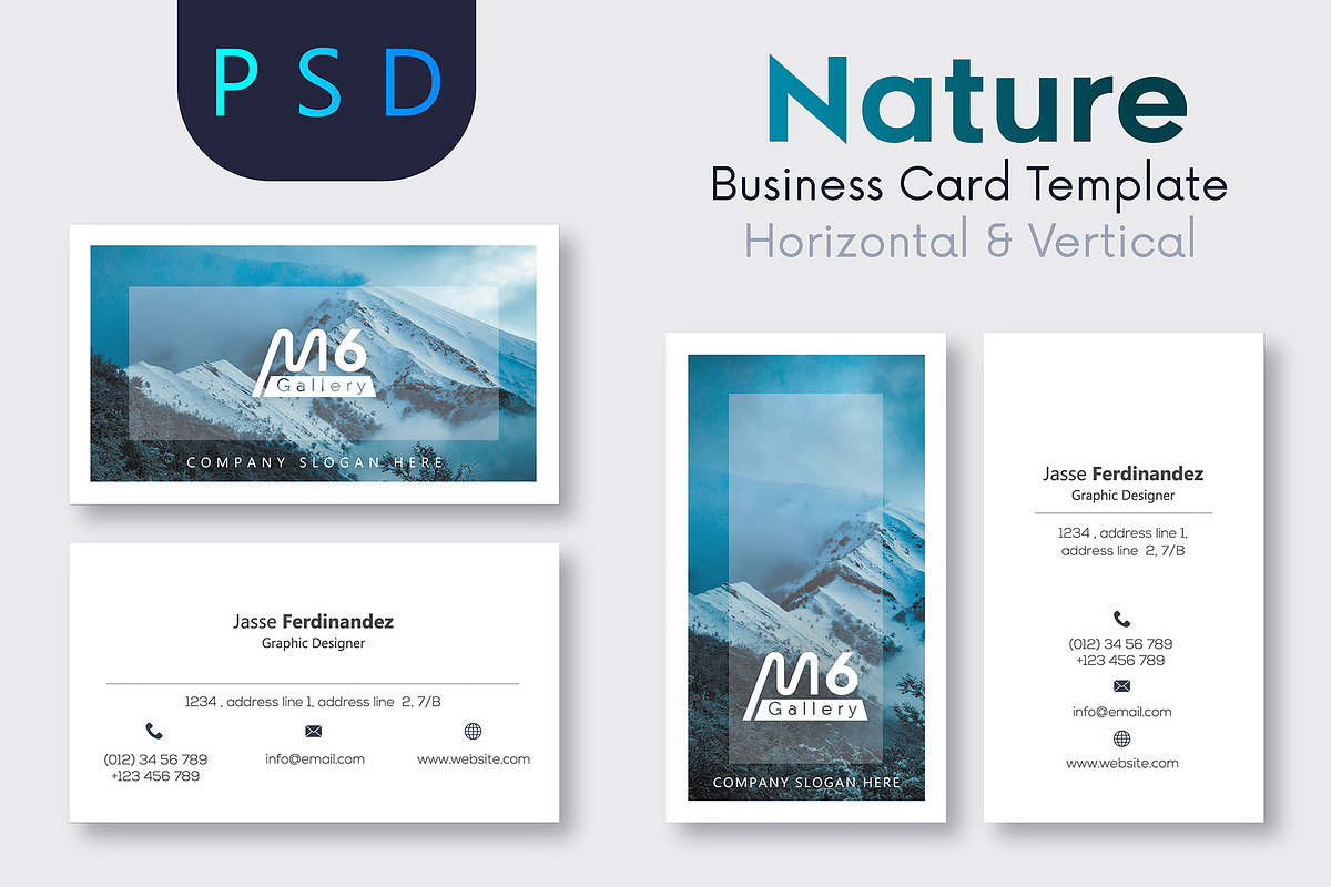 Unique 50 Business Card Bundle, a Business Card Template by M6 Gallery (Photo 68 of 151)