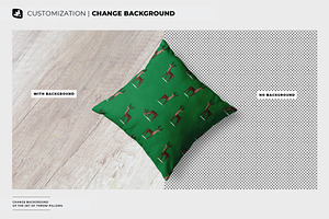 Set Of Throw Pillows Mockup