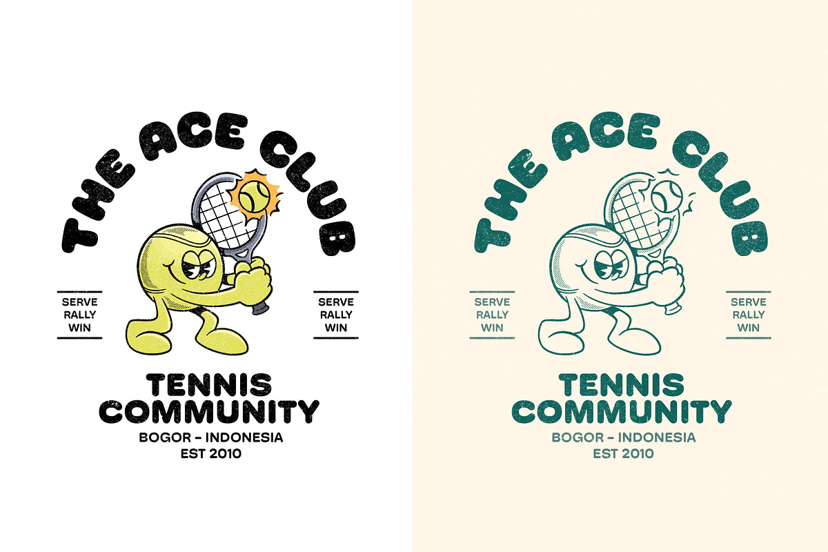 Retro Sports Mascot Illustrations, an Object Graphic by Ludere Studios (Photo 4 of 8)