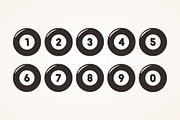 Pool Ball, a Symbol Font by Fourteen Letter (Thumbnail 2 of 7)