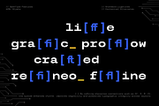 TBJ Serial Port Modern Grid Perfect, a Sans Serif Font by Taboja Studio (Thumbnail 9 of 14)