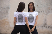 Twins T-Shirt Mock-Up 2018 #27, a Shirt Mockup by Freeman Studio (Thumbnail 5 of 23)