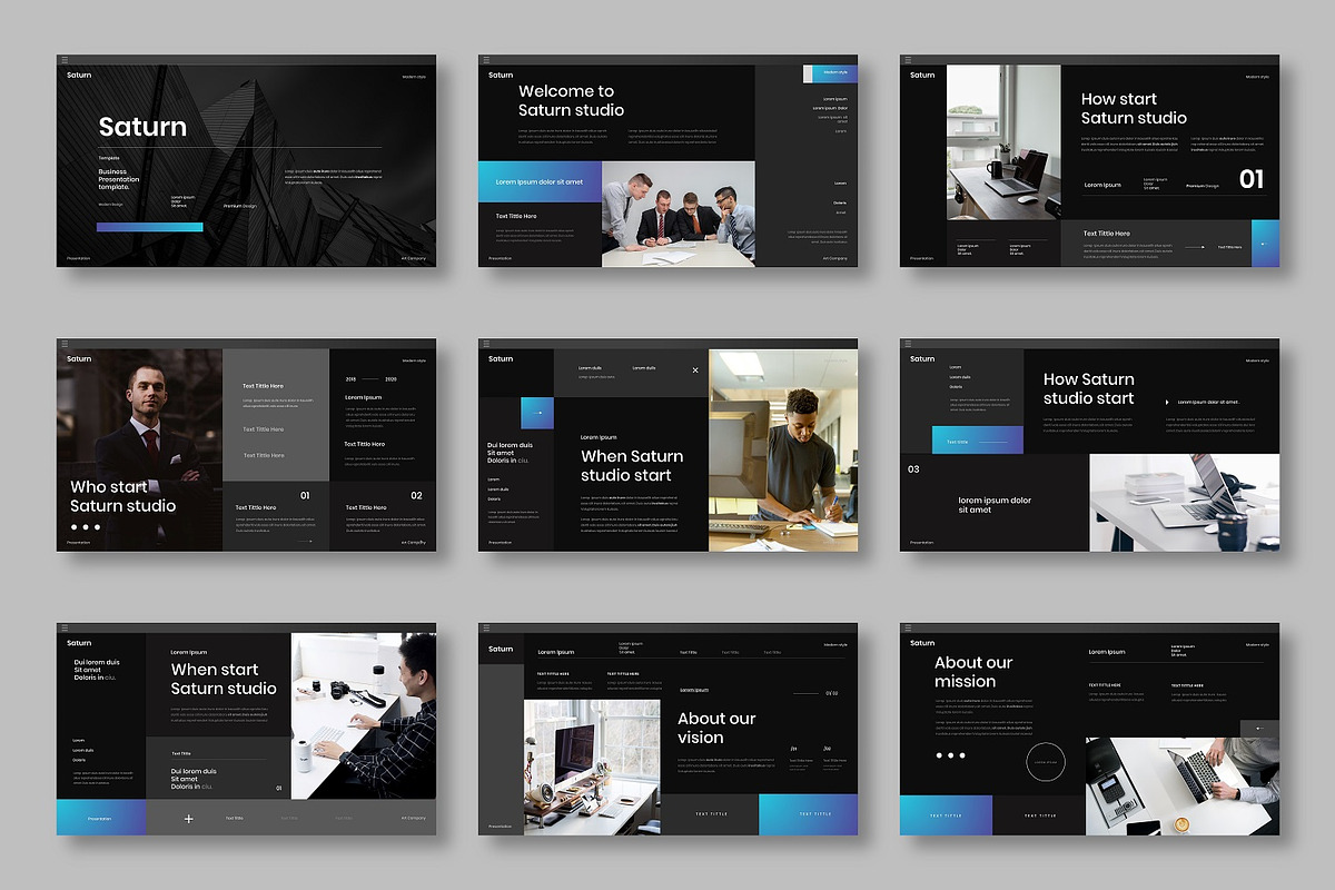 Saturn – Business Keynote, a Presentation Template by Dens Creative Studio (Photo 2 of 6)