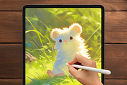 Fluffy Fur Brushes for Procreate, a Brush Add-On by Cozy Brushery (Thumbnail 5 of 5)