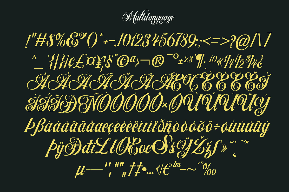 Artheria Classic Script, a Script Font by Fortunes Co (Photo 7 of 13)