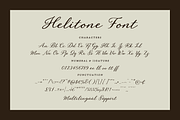 Helitone Elegant Calligraphy Script, a Script Font by Pixesia Studio (Thumbnail 9 of 9)