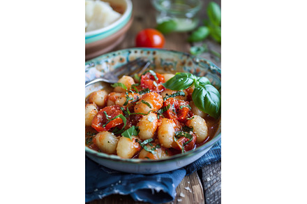 Delicious Gnocchi with Tomato Sauce, a Food & Drink Photo by Lermont51