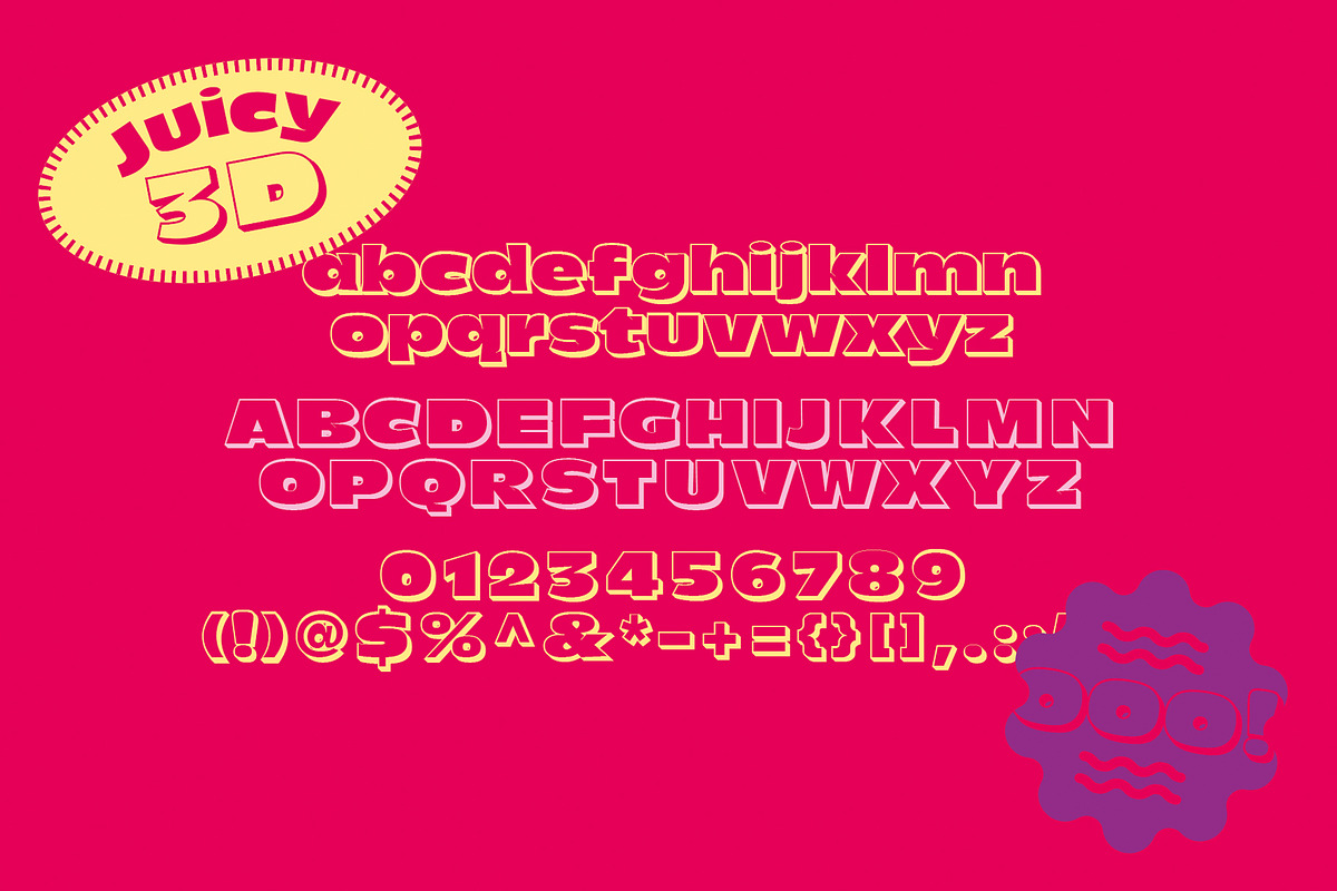 Ooozi | Big & bold font, a Sans Serif Font by Drawwwn (Photo 8 of 10)