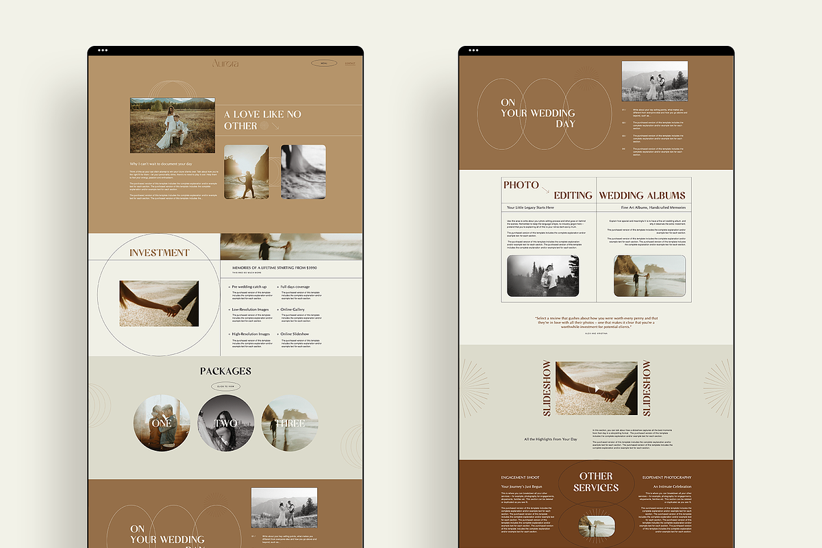 Wanderlust | Showit Website Template, a Websites & App Template by Studio Leelou (Photo 5 of 13)