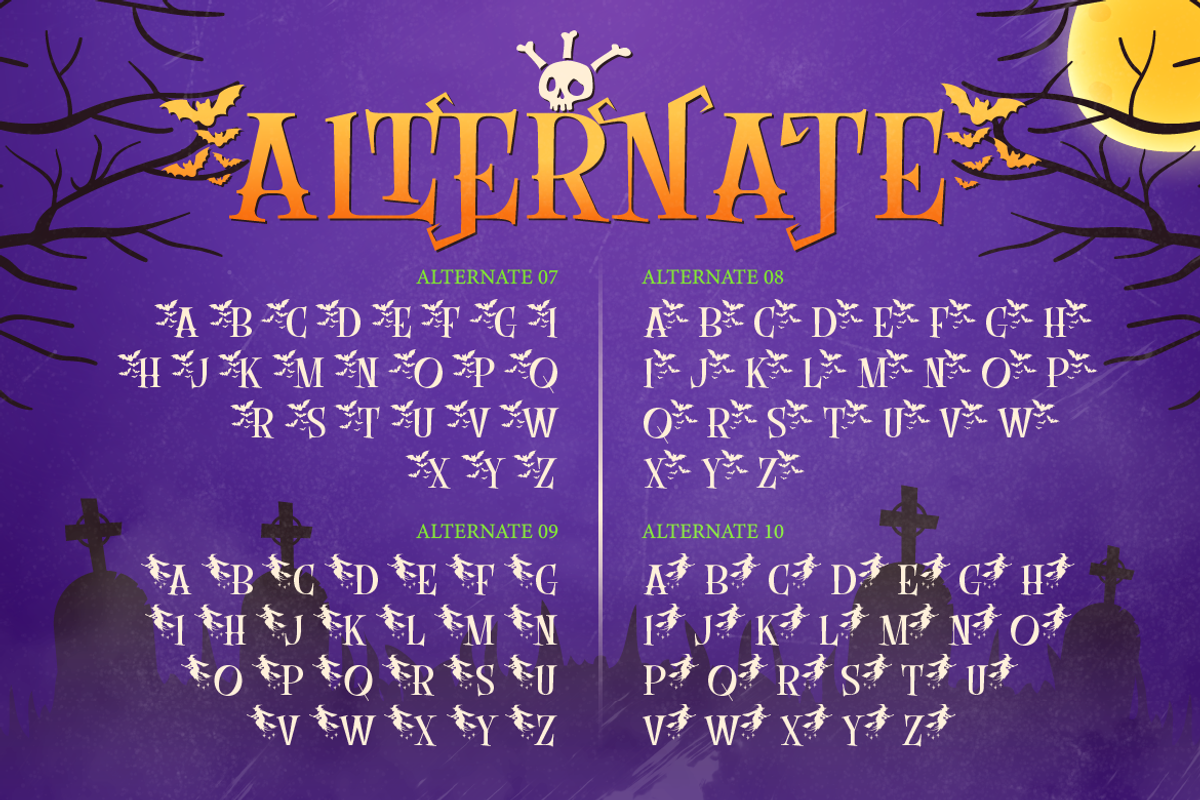 Madwitch - Halloween Font, a Serif Font by Artisan Themes (Photo 9 of 11)