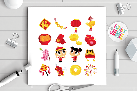 Super Cute Chinese New Year Set