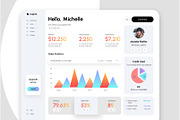 Admin Dashboard, an UI Kit Template by Sujun Baidyaa (Thumbnail 2 of 2)