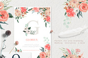 Watercolor Floral Graphics & Letters, a Texture Illustration by Pixavics (Thumbnail 4 of 8)