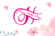 Beautiful Mother Monogram, a Handwritten Font by Yoga Letter (Thumbnail 2 of 6)